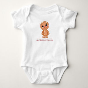 Body Para Bebé Galleta de navidades de corte