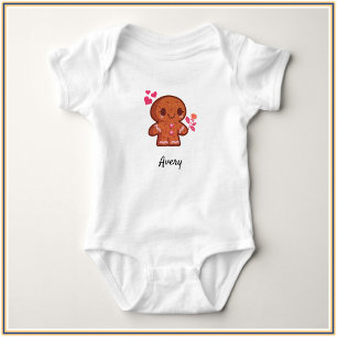 Body Para Bebé Galletita de hombre de jengibre lindo
