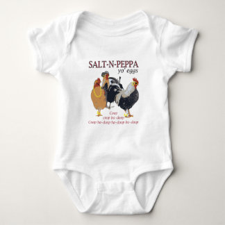 Body Para Bebé Gallinero de pollo de la Sal-N-Pimienta