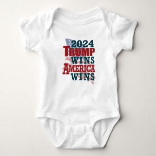 Body Para Bebé Gana Trump 2024 - Estados Unidos gana
