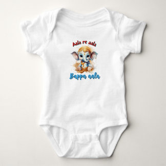 Body Para Bebé Ganesh baby bodysuit Festival Ganesh Indian