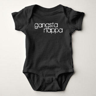 Body Para Bebé Gangsta Nappa - Baby Boys Urban Vest Sleepsuit