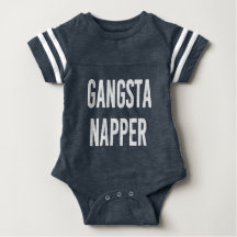 Gangsta Napper divertido bebé siesta cansada