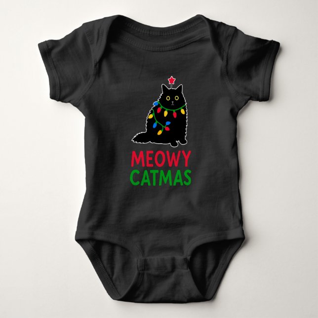 Body Para Bebé Gat Navidad (Anverso)