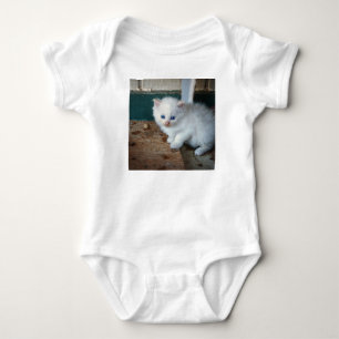 Body Para Bebé Gatito blanco