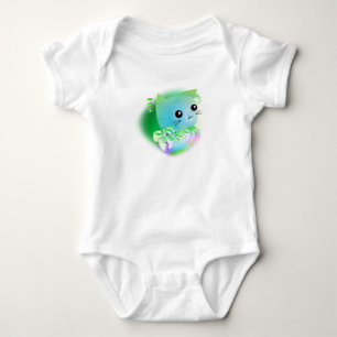Body Para Bebé Gatito de Dibujos Animados Kawaii