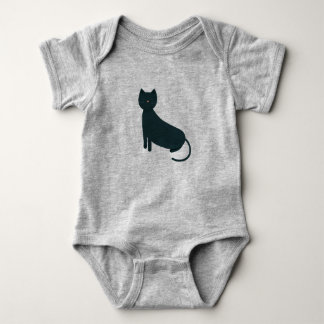 Body Para Bebé gatito gris