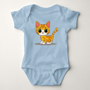 Body Para Bebé Gatito lindo divertido