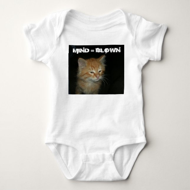 Body Para Bebé Gatito "MÍO = BLOWN" (Anverso)