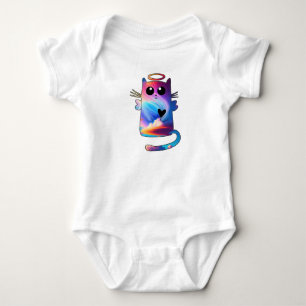 Body Para Bebé Gato Adorable   Encanto Felino Adorable para Amant