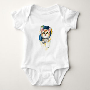Body Para Bebé Gato Adorable: Un diseño perfecto de la 🐾 de la ✨
