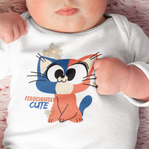 Body Para Bebé Gato adorablemente feroz