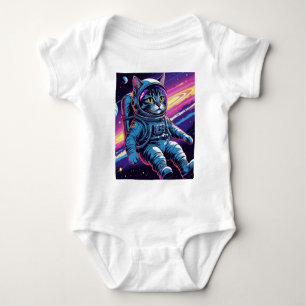 Body Para Bebé Gato Astronauta Divertida – Meowt of This World