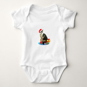 Body Para Bebé gato atigrado de Navidad y pequeño ángel adorable
