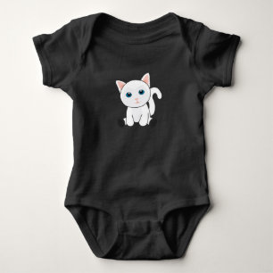 Body Para Bebé Gato Cute Gatito Gatos Blancos Cute Animales
