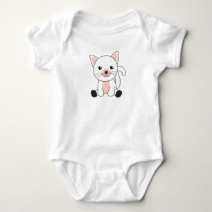 Body Para Bebé Gato Cute Gatito Gatos Blancos Cute Animales