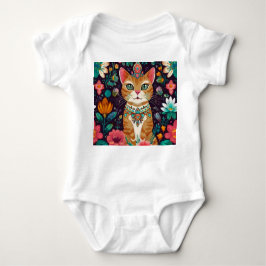 Body Para Bebé Gato de Bejeweld coronado