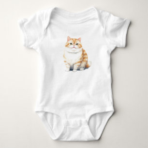 Body Para Bebé Gato de Naranja de grasa BIg