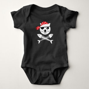 Body Para Bebé Gato De Niños Piratas Cuestos Y Divertidos