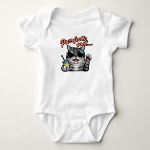 Body Para Bebé Gato de verano Guay