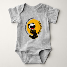 Body Para Bebé Gato del Personalizado de historietas |