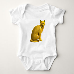 Body Para Bebé Gato dorado