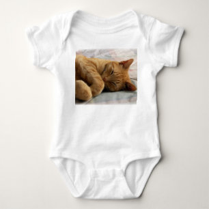 Body Para Bebé Gato durmiendo