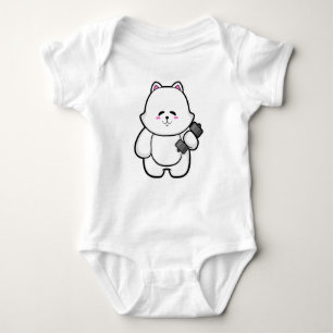 Body Para Bebé Gato en forma con timbre