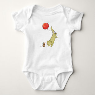 Body Para Bebé Gato en un globo