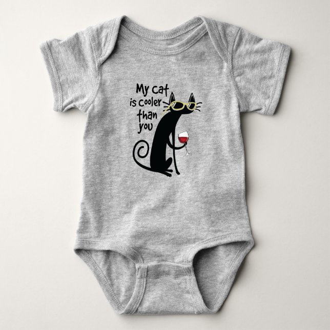 Body Para Bebé Gato Guay (Anverso)