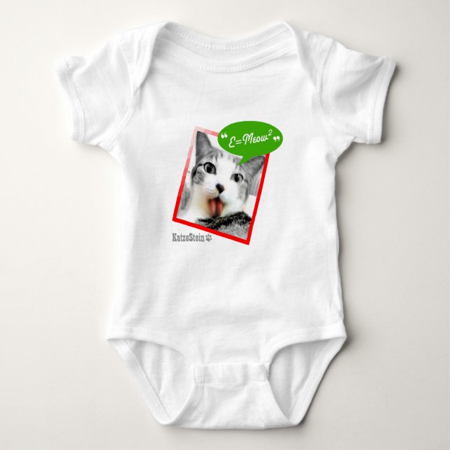 Body Para Bebé gato inteligente (Anverso)