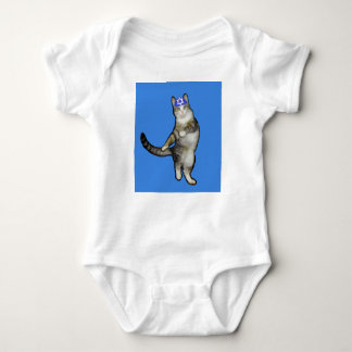 Body Para Bebé Gato Kippah del baile de la enredadera del regalo
