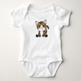 Body Para Bebé Gato Kitty Fellnase Animales Dulces Niños Gatos Be