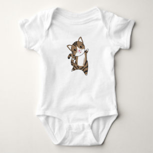 Body Para Bebé Gato Kitty Fellnase Animales Dulces Niños Gatos Be