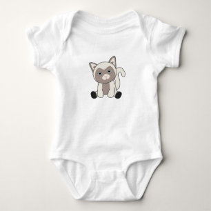 Body Para Bebé Gato Kitty Fur Nose Cute Animales Niños