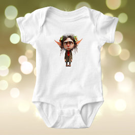 Body Para Bebé Gato Lady Navidades Elf Baby Bodysuit