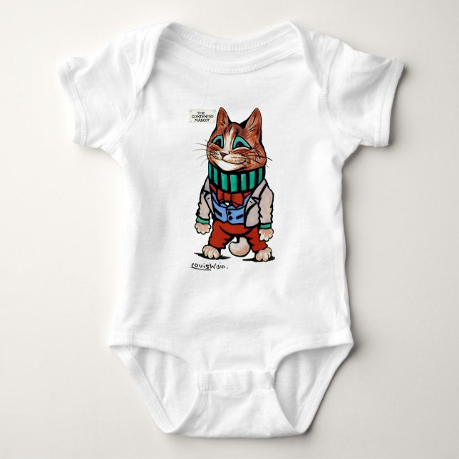 Body Para Bebé Gato, Louis Wain (Anverso)