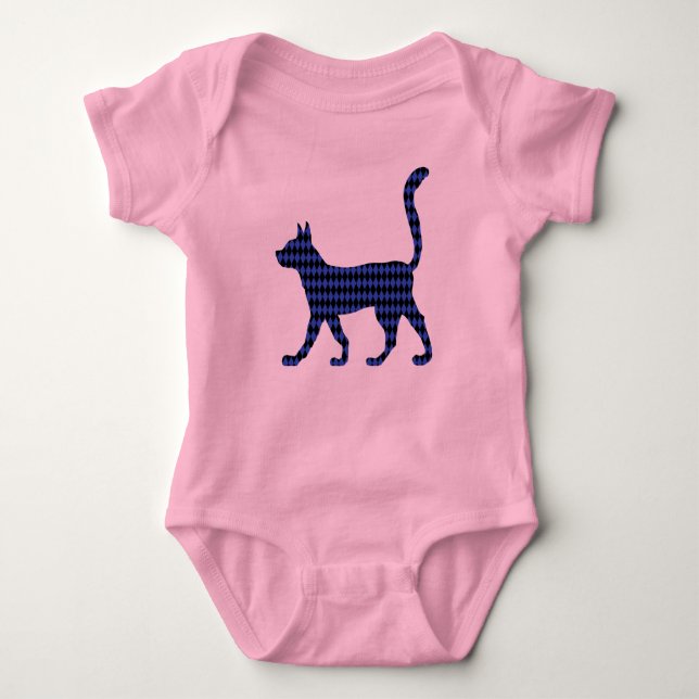 Body Para Bebé Gato misterioso (Anverso)