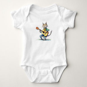 BODY PARA BEBÉ GATO MUSICAL MUY DIVERTIDO