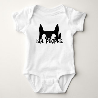 Body Para Bebé Gato negro divertido para los ojos