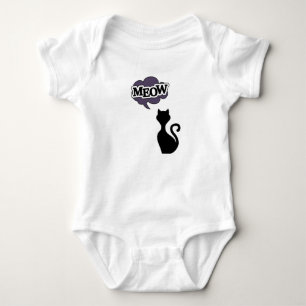 Body Para Bebé Gato negro mauza disfraz de halloween