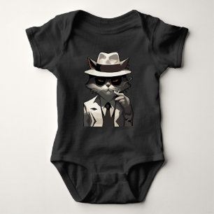 Body Para Bebé Gato Noir de Guay: Suave y temible línea