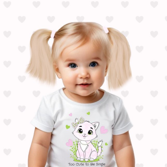 Body Para Bebé Gato rosa lindo (Subido por el creador)