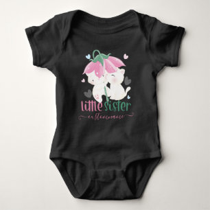 Body Para Bebé Gatos Bajo La Flor Personalizado Del Paraguas Pequ