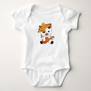 Body Para Bebé Gatos de Sombrero Mexicanos Cat Cinco De Meow