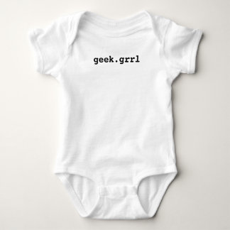 Body Para Bebé geek.grrl