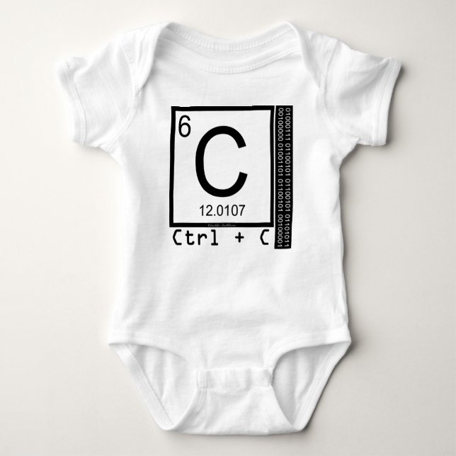 Body Para Bebé ¡Geek Me! Copia de carbono (Anverso)