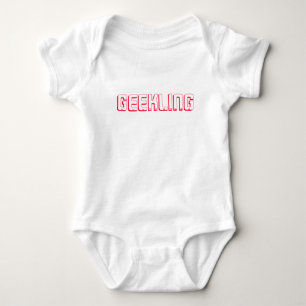 Body Para Bebé Geekling embroma la camiseta