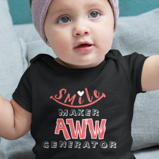 Body Para Bebé Generador de Aww Creador de Sonrisas Corazón y Son