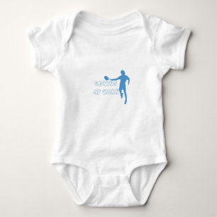 Body Para Bebé Genio de la camiseta de Federer en el trabajo